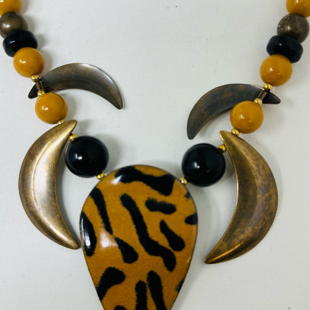 Elaborate Necklace with Large Centerpiece
